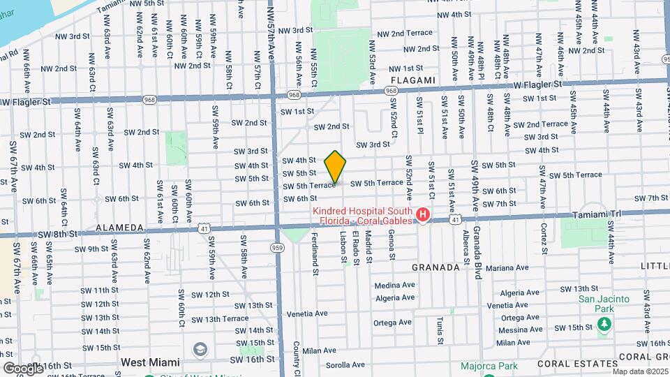 5518 SW 5th Terrace Map and Location Details