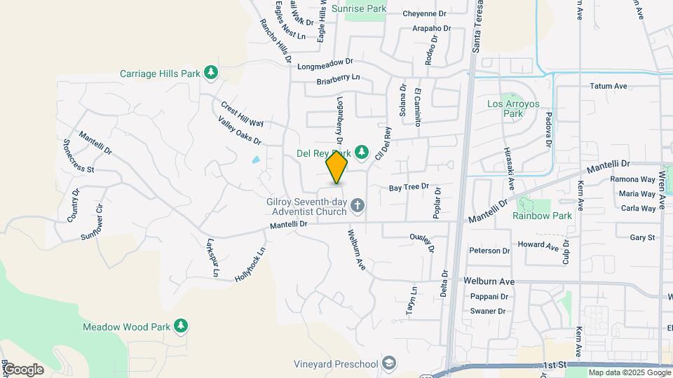 1626 Brentwood Ln Map and Location Details