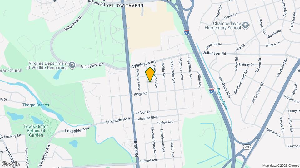 7511 Chamberlayne Ave Mapa y Detalles de la Ubicación