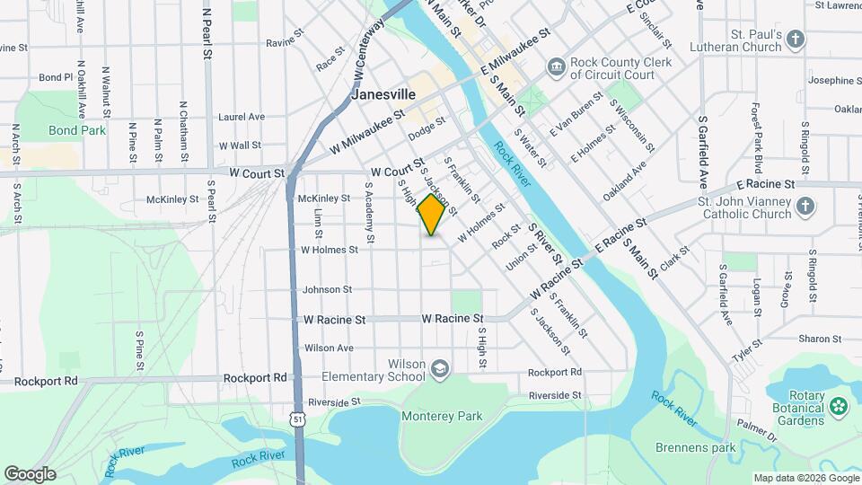 418 W Holmes St Mapa y Detalles de la Ubicación