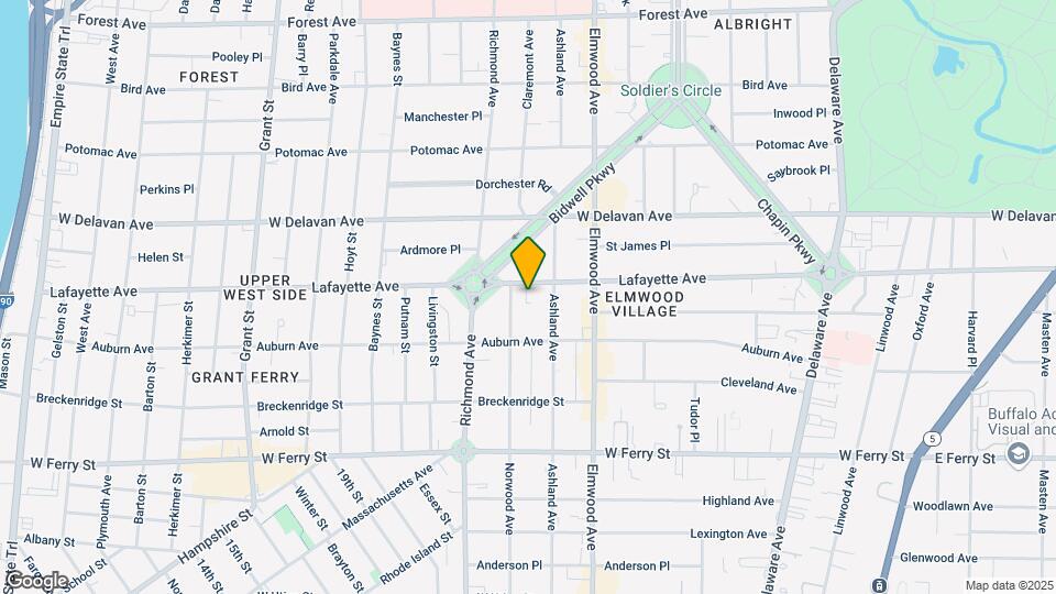 509 Lafayette Ave Map and Location Details