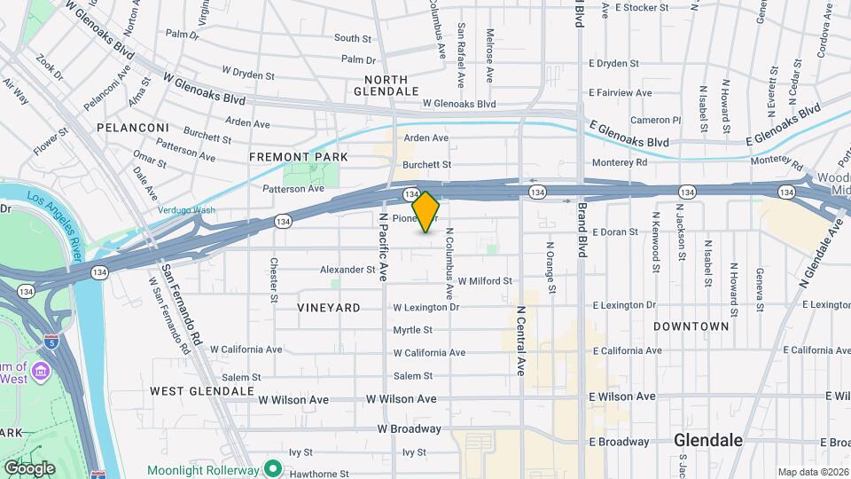 427 W Doran St Map and Location Details