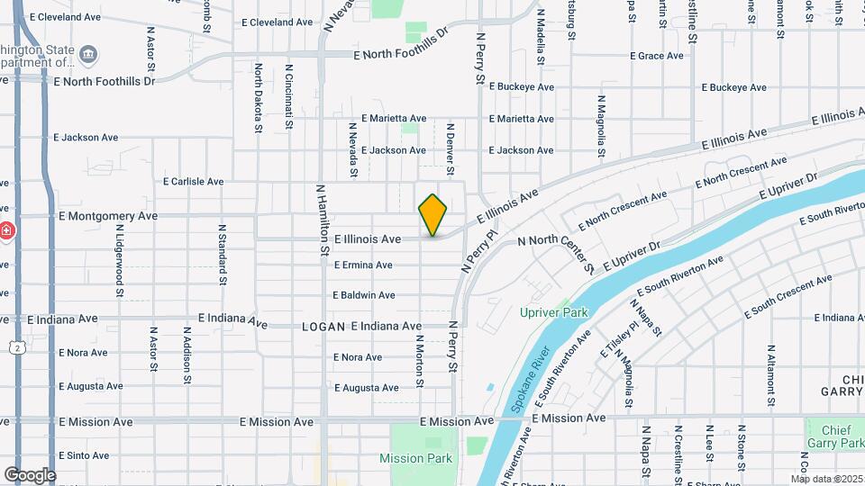 1212-1214 E Illinois Ave Map and Location Details
