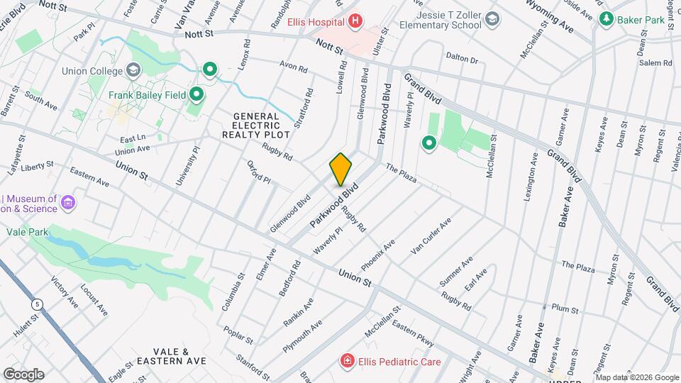 1111 Parkwood Blvd Map and Location Details