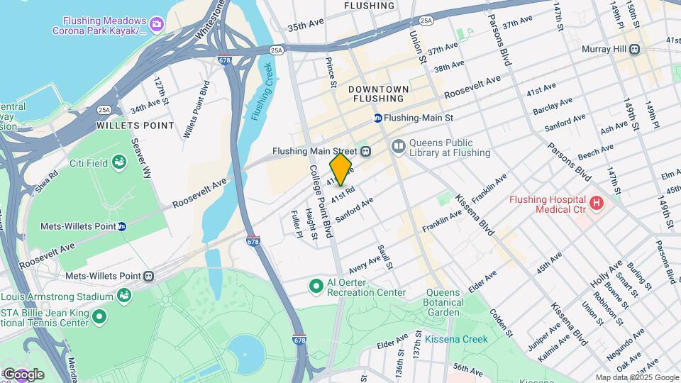 132-35 41st Rd Mapa y Detalles de la Ubicación