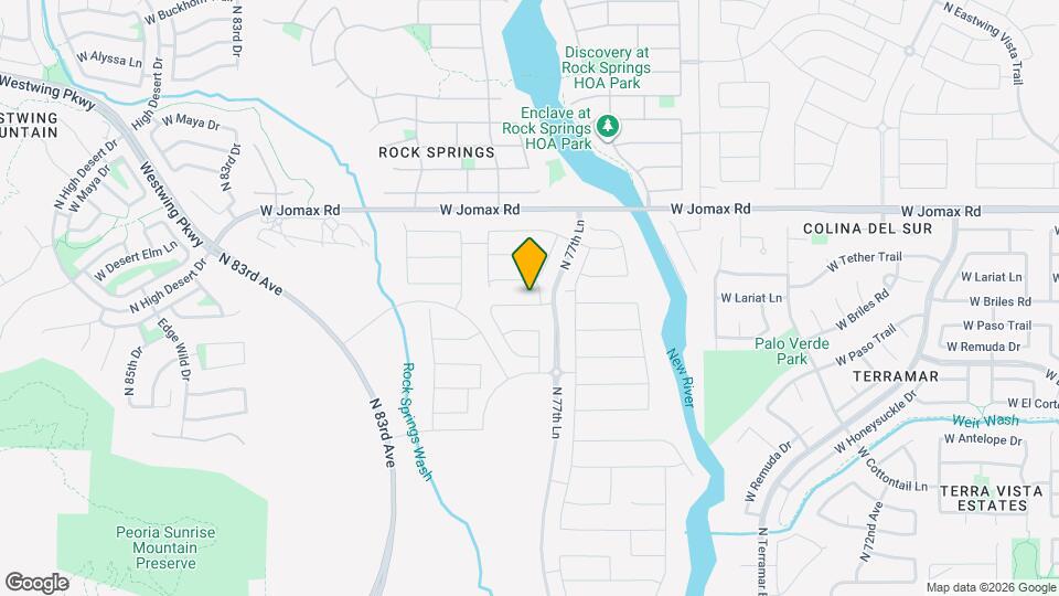 7814 W Hide Trl Map and Location Details