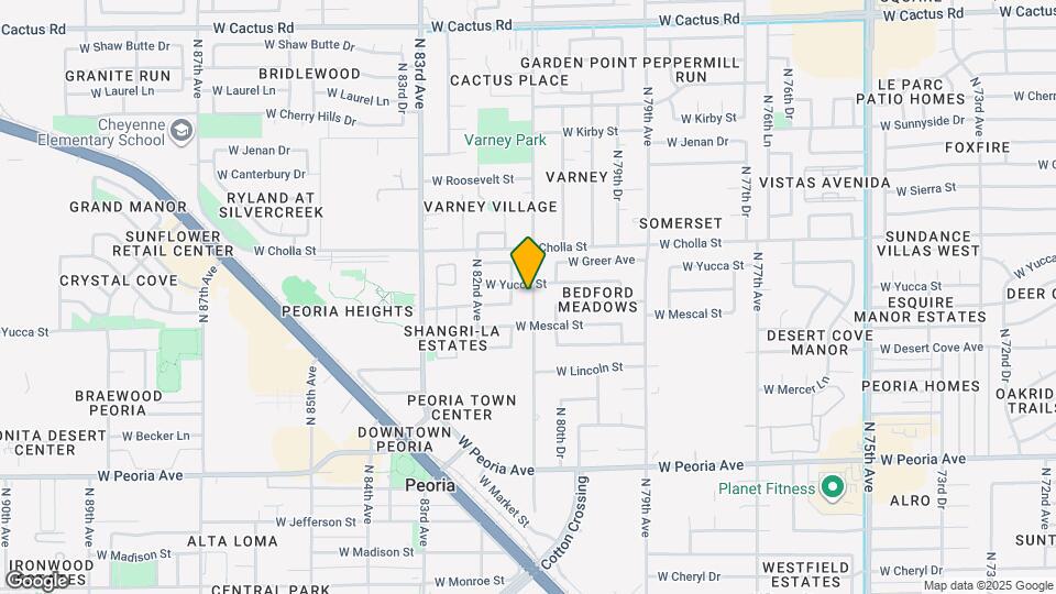 11234 N 81st Ave Map and Location Details