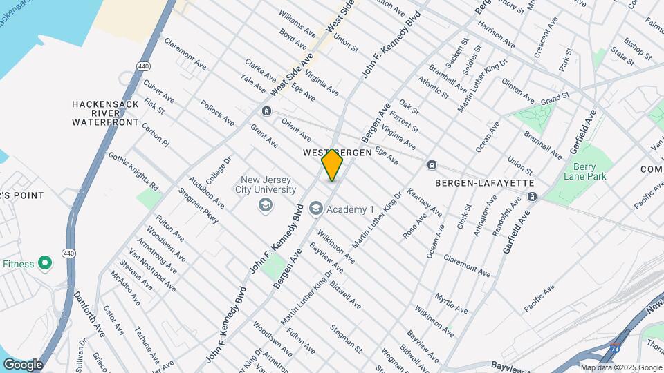 261 Bergen Ave Map and Location Details