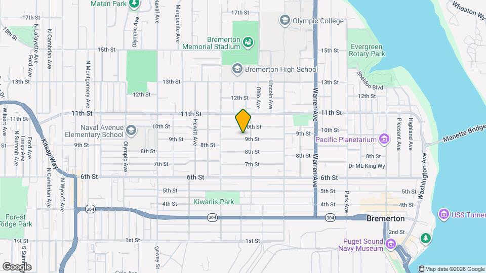 1510 9th St Map and Location Details
