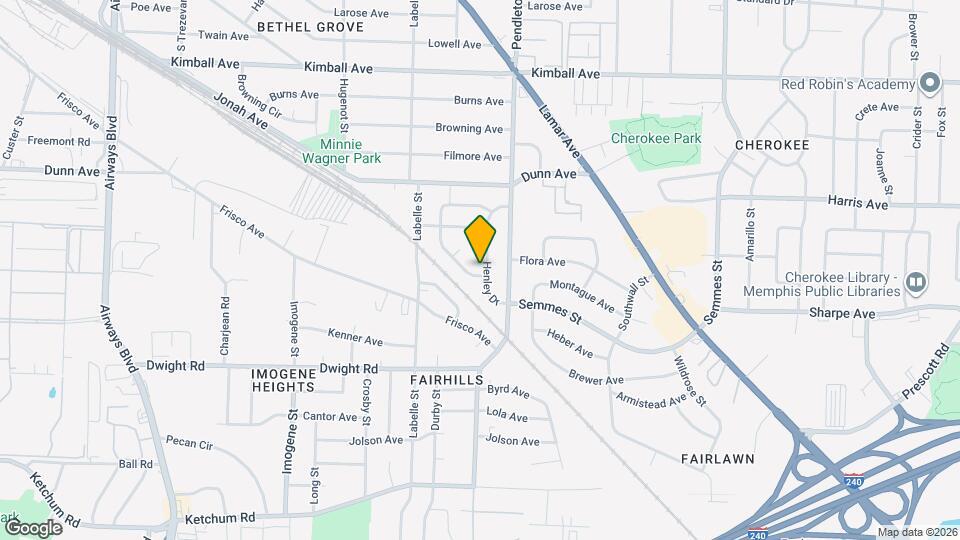 2751 Henley Dr Mapa y Detalles de la Ubicación