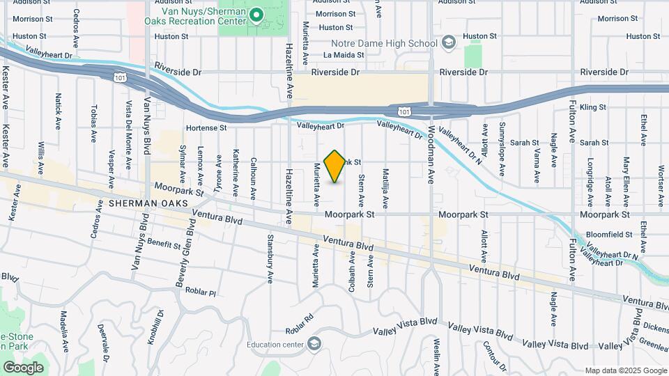 Valley Wilshire Mapa y Detalles de la Ubicación
