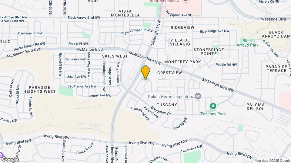 10636 Rigoletto Dr NW Map and Location Details