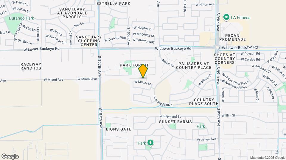 10406 W Miami St Map and Location Details