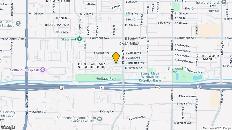 326 E Harmony Ave Map and Location Details