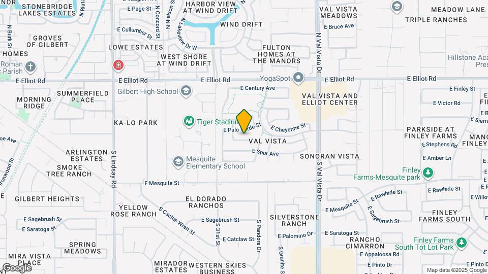 1308 E Horseshoe Ave Map and Location Details