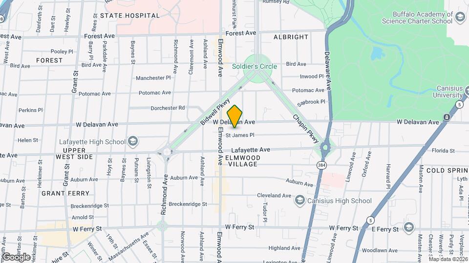 175 Saint James Pl Mapa y Detalles de la Ubicación