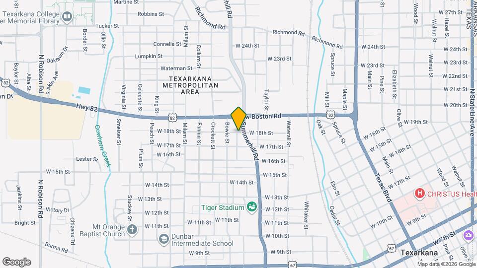 1723 W 18th St Map and Location Details