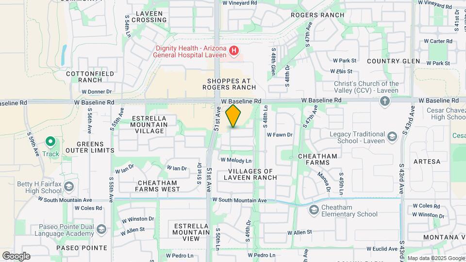 5011 W Beautiful Ln Map and Location Details