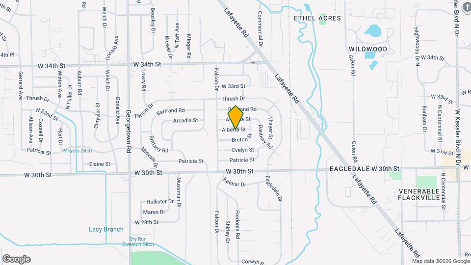 4101 Alberta St Map and Location Details