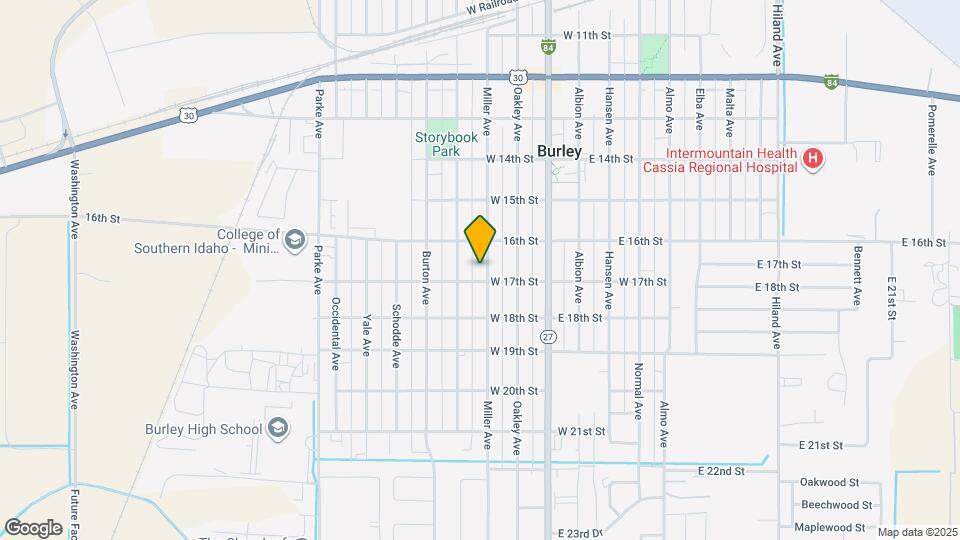 1642 Miller Ave Map and Location Details