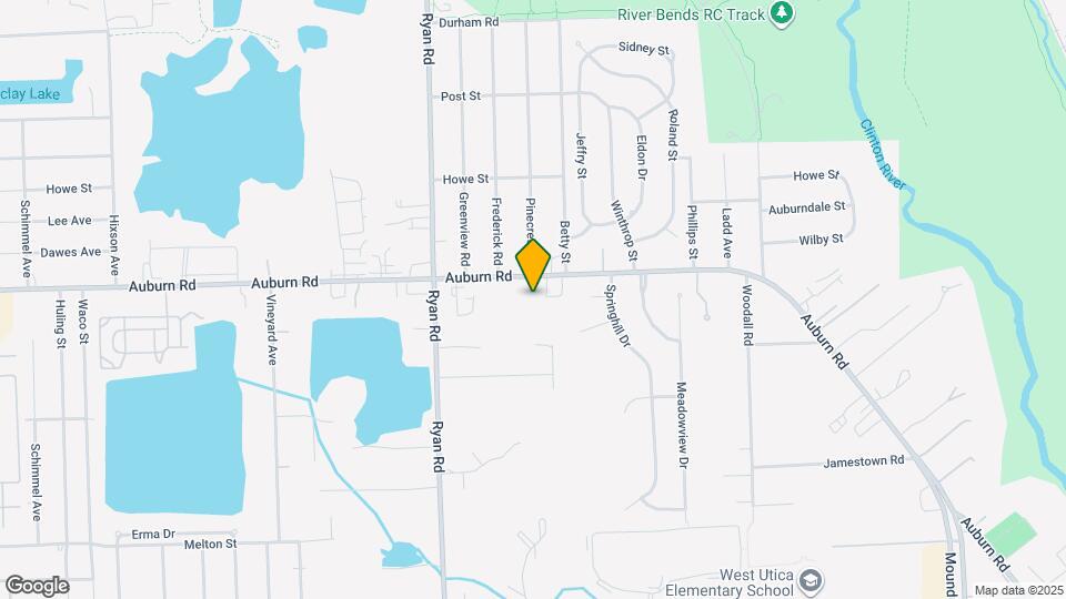 4390 Auburn Rd Map and Location Details