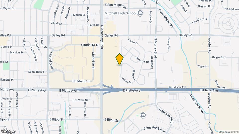 630 Bridger Dr Mapa y Detalles de la Ubicación