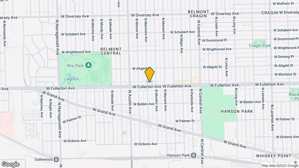5858 W Fullerton Ave Map and Location Details