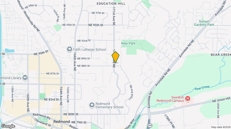 8808 171st Ave NE Map and Location Details