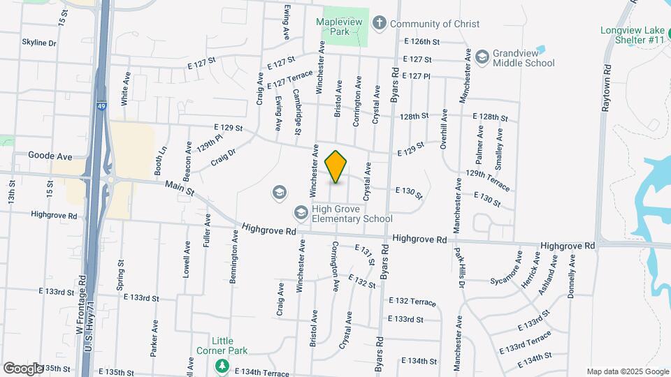 13009 Bristol Ave Map and Location Details