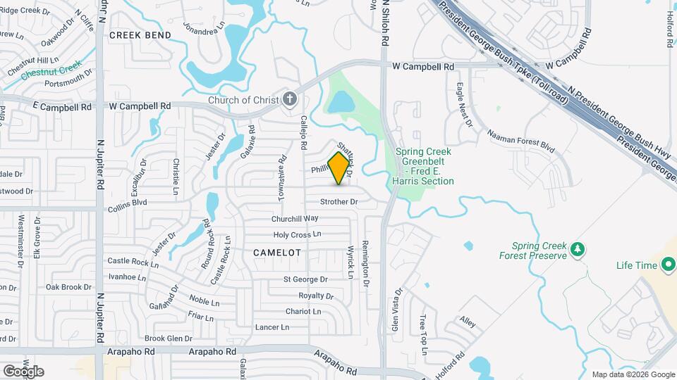 2614 Collins Blvd Map and Location Details