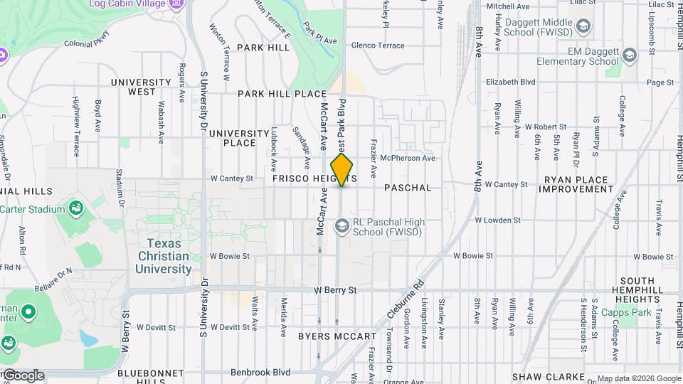 2803 Forest Park Blvd Mapa y Detalles de la Ubicación