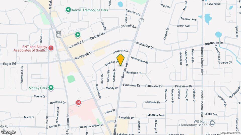 2406 Bemiss Rd Mapa y Detalles de la Ubicación