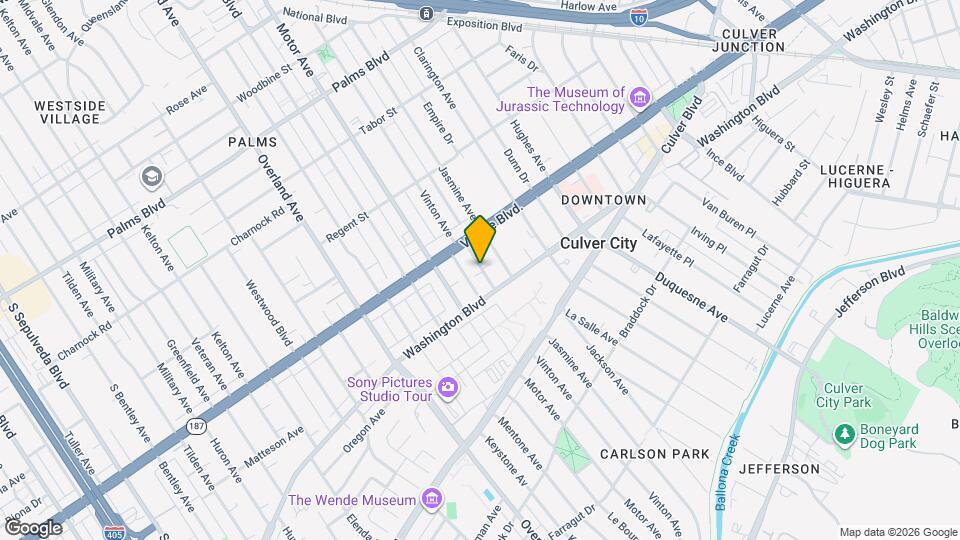 3855 Vinton Ave, Unit 3852-209 Mapa y Detalles de la Ubicación