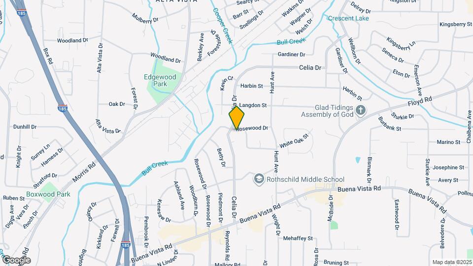 1288 Rosewood Dr Map and Location Details