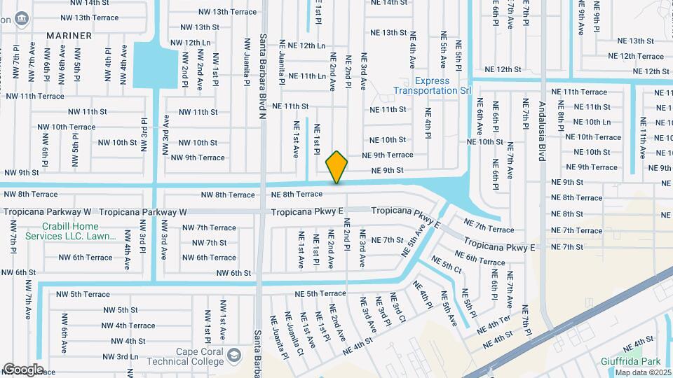 205 NE 8th Terrace Map and Location Details