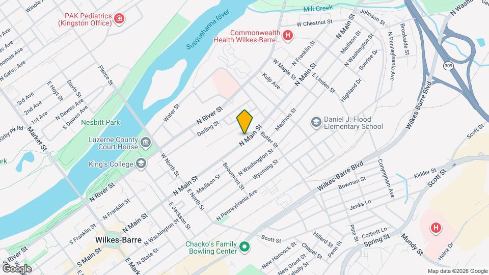 354 N Main St Mapa y Detalles de la Ubicación