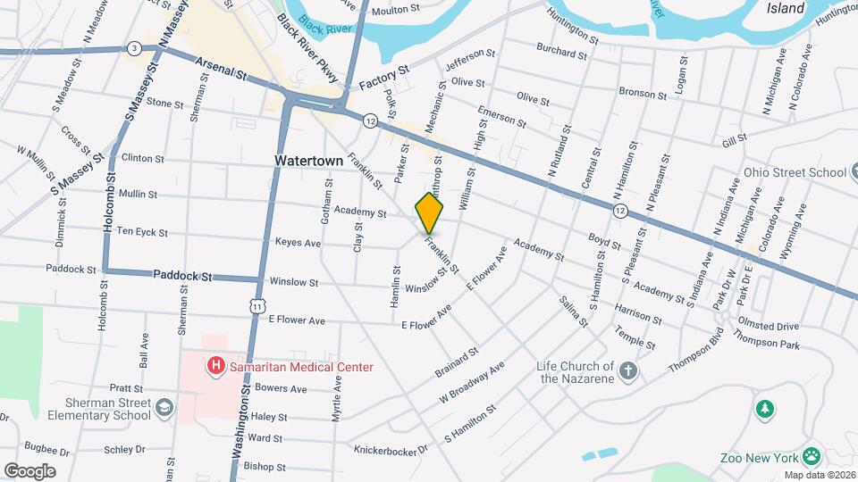 528 Franklin St, Unit Apt C Map and Location Details