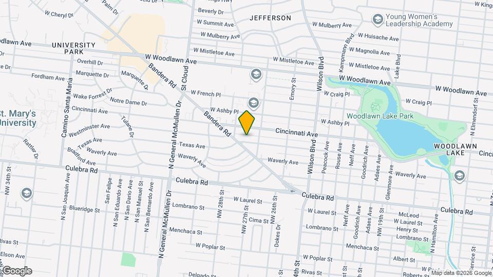 2023 Texas Ave, Unit Texas Duplex Mapa y Detalles de la Ubicación