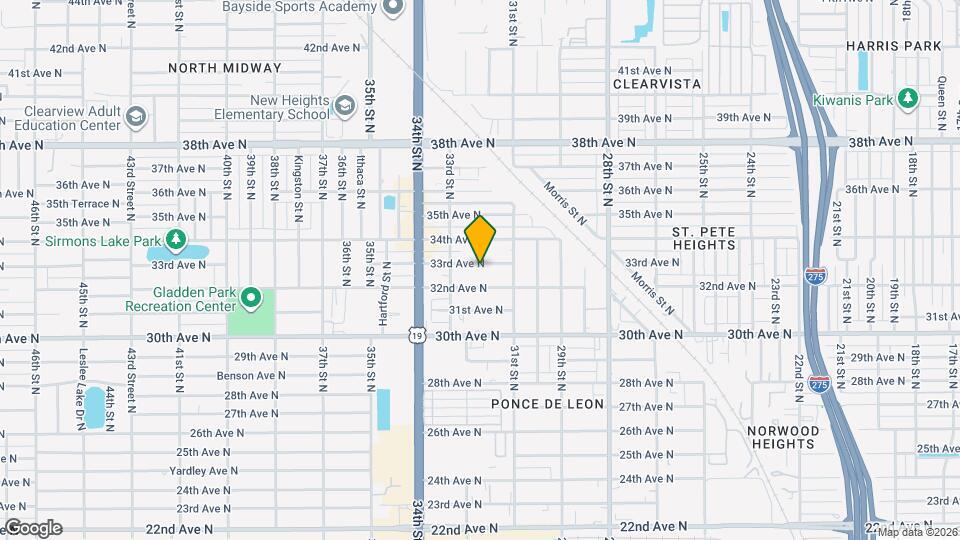 3200 33rd Ave N Map and Location Details