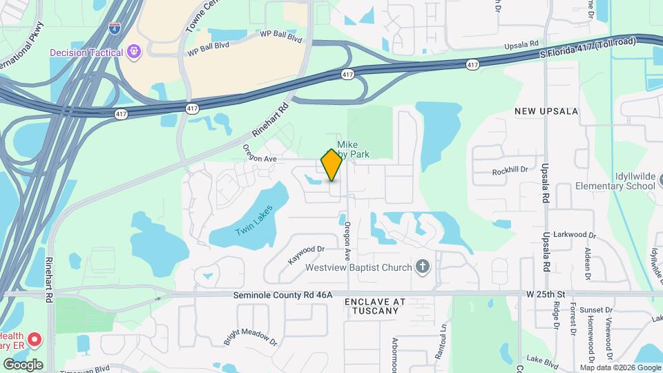 1361 Twin Trees Ln Map and Location Details