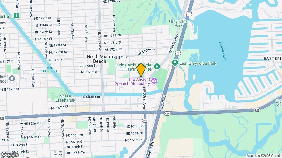 2180 NE 168th St Map and Location Details