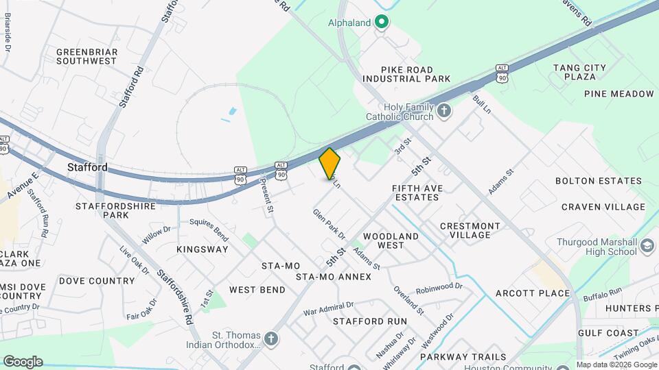 1906 Glen Park Dr Map and Location Details