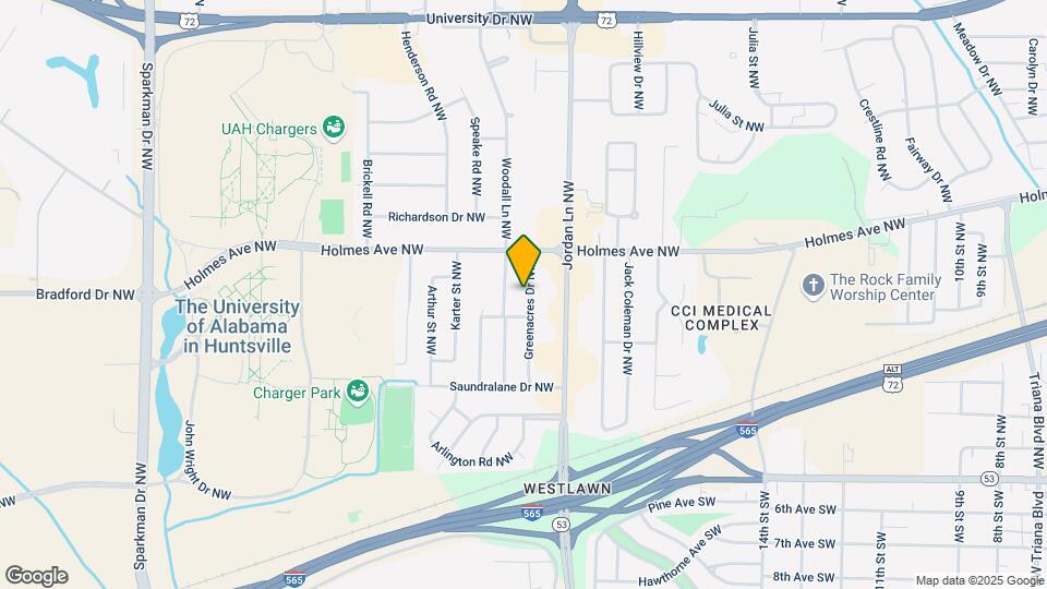 505 Greenacres Dr NW Map and Location Details