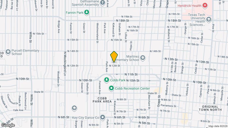 1209 Kirkwood St Mapa y Detalles de la Ubicación