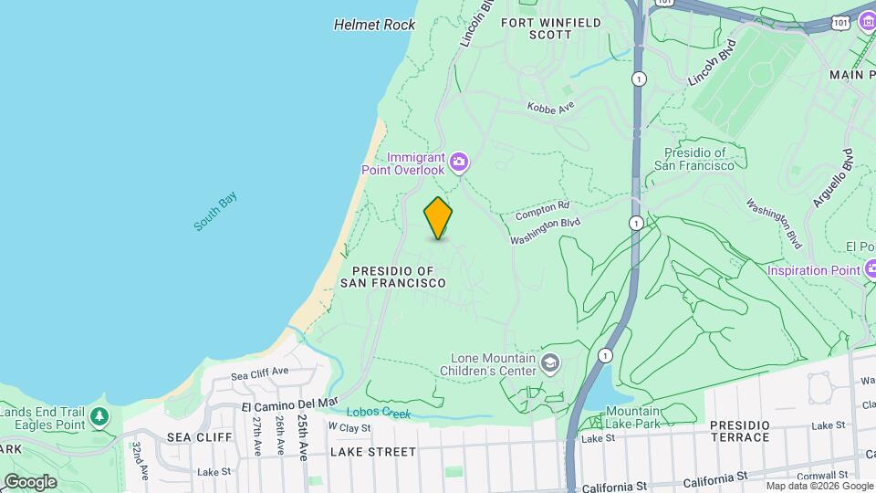 1571 Pershing Dr Map and Location Details