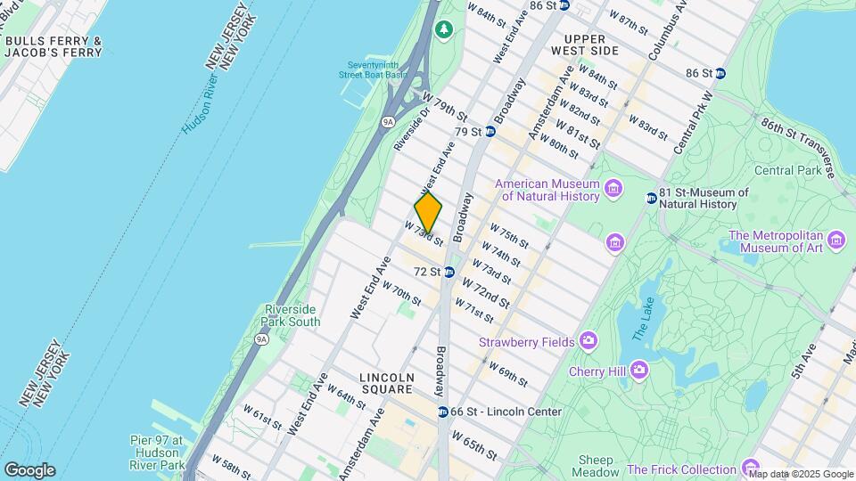 250 W 73rd St Map and Location Details