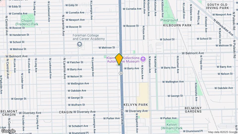 3100-3104 N Cicero Ave Map and Location Details