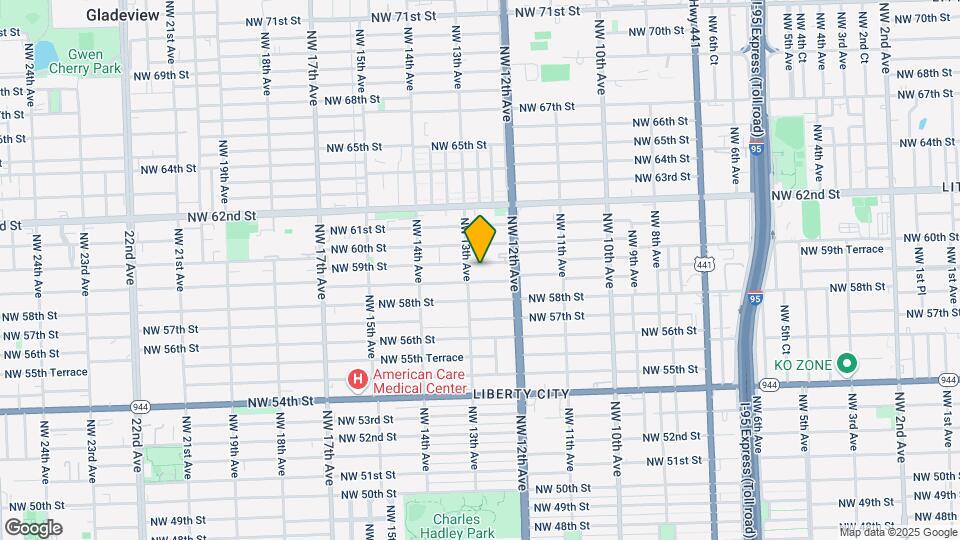 1270 NW 59th St Mapa y Detalles de la Ubicación