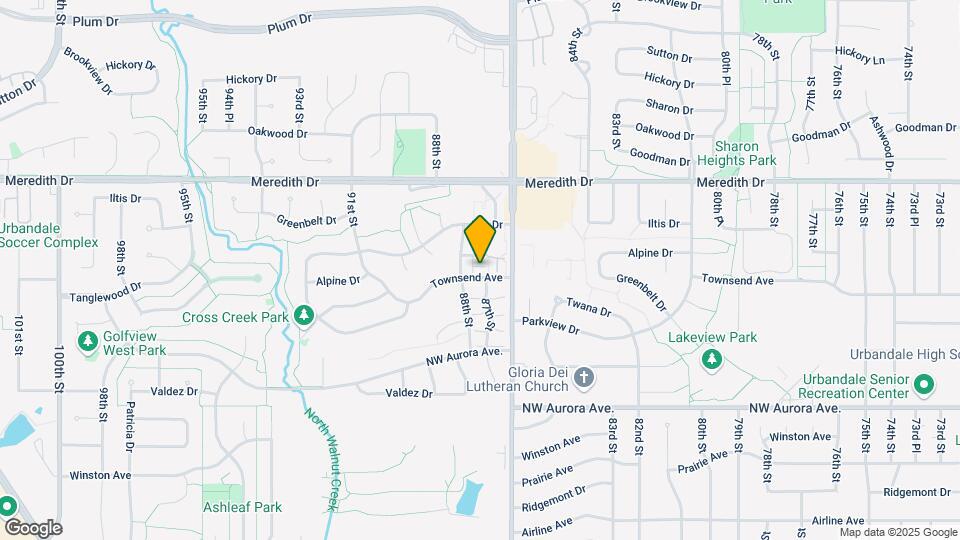 8601 Alpine Dr Map and Location Details