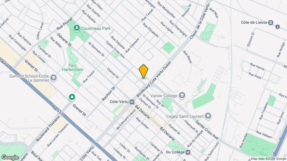 1045 O'brien Av Map and Location Details